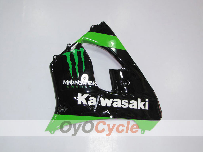 Fairing kit for 98-99 NINJA ZX-9R - Green, Black - Monster #OYO87903017