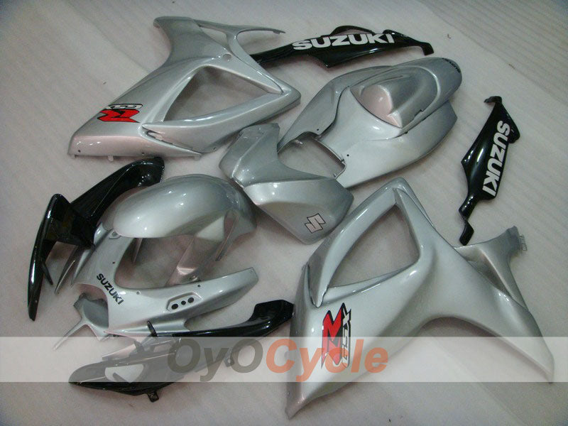 Injection Fairing kit for 06-07 GSX R750 - Black, Grey - Factory Style #OYO87901334
