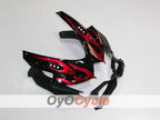 Injection Fairing kit for 08-10 GSX R600 - Red, Black - Flame #OYO87901624