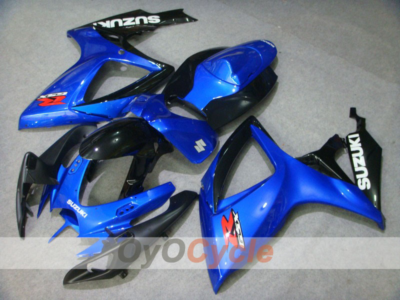 Injection Fairing kit for 06-07 GSX R600 - Blue, Black - Factory Style #OYO87901568