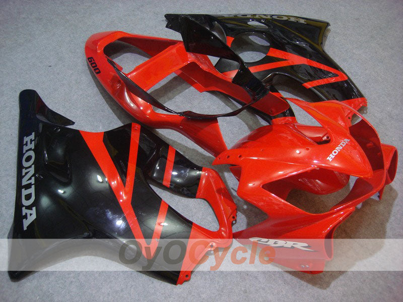 Injection Fairing kit for 01-03 CBR600F4i - Red, Black - Factory Style #OYO87900177