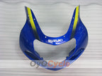 Injection Fairing kit for 01-03 GSX R600 - Yellow, Blue - Movistar #OYO87901060