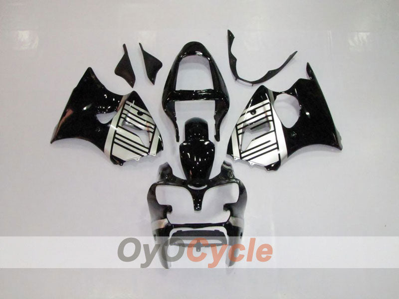 Injection Fairing kit for 00-02 NINJA ZX-6R - Black, Silver - Factory Style #OYO87901691