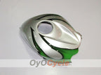 Injection Fairing kit for 07-08 CBR600RR - Green, Silver - Flame #OYO87900357