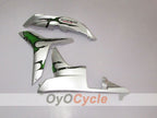 Injection Fairing kit for 07-08 CBR600RR - Green, Silver - Flame #OYO87900357