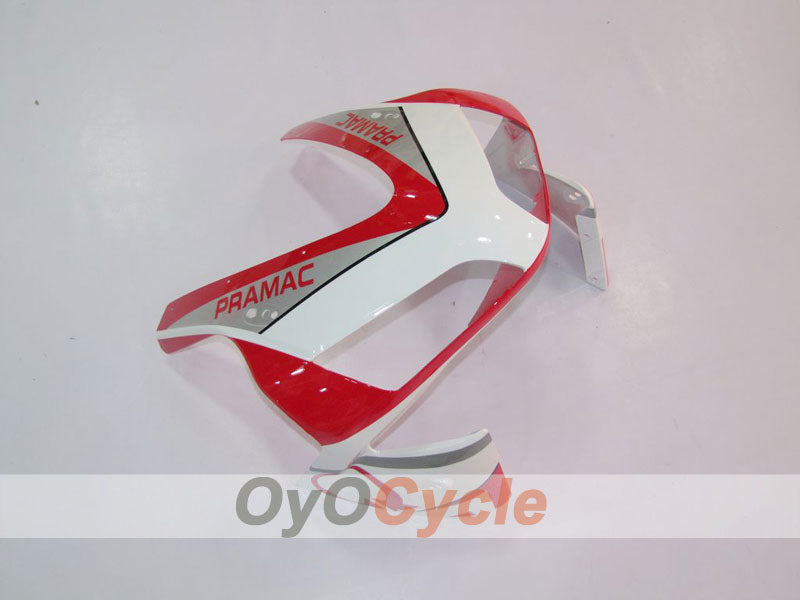 Injection Fairing kit for 03-04 CBR600RR - Red, White - PRAMAC #OYO87902593
