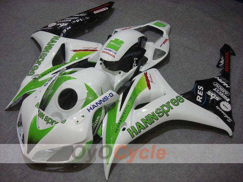 Injection Fairing kit for 06-07 CBR1000RR - White, Black - HANN Spree #OYO87900610