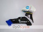 Injection Fairing kit for 03-04 CBR600RR - White, Black - Konica Minolta #OYO87902526