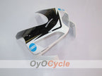 Injection Fairing kit for 03-04 CBR600RR - White, Black - Konica Minolta #OYO87902526