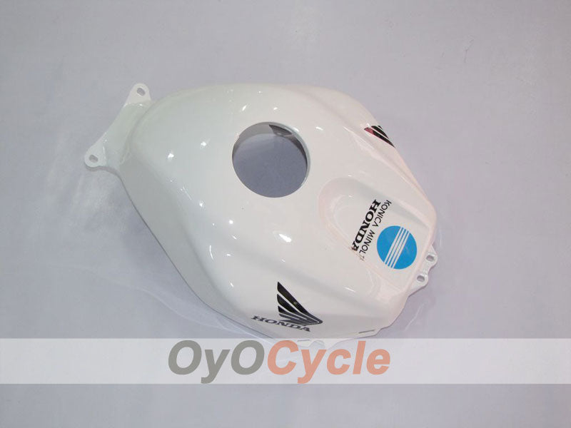 Injection Fairing kit for 03-04 CBR600RR - White, Black - Konica Minolta #OYO87902526