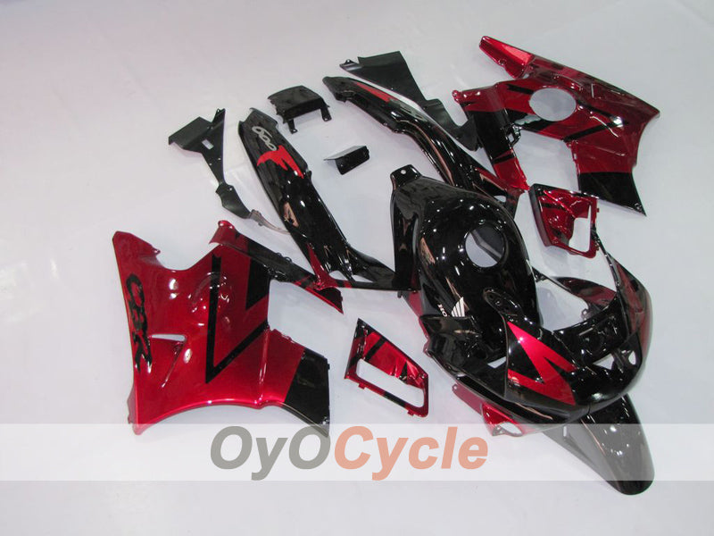 Fairing kit for 91-94 Honda CBR600 F2 - Red, Black - Factory Style #OYO87903058 Main image