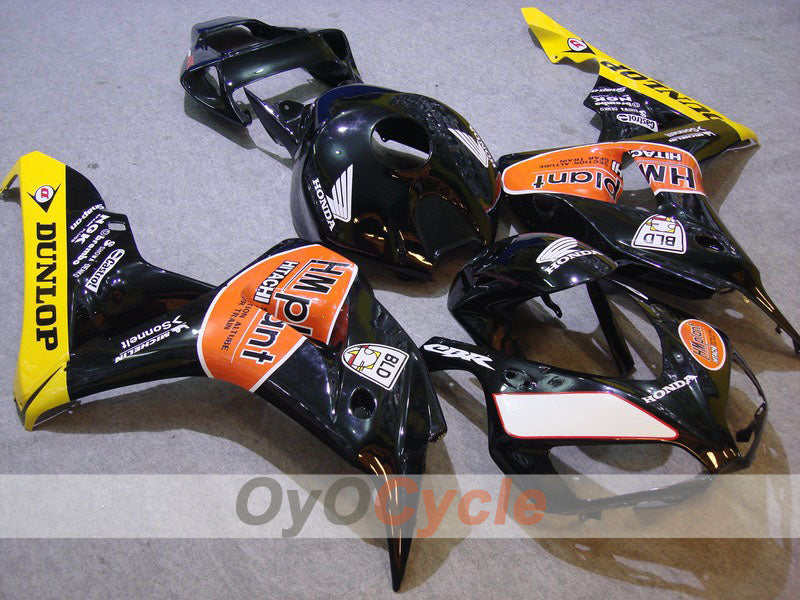 Injection Fairing kit for 06-07 CBR1000RR - Yellow, Black - HM Plant #OYO87900611