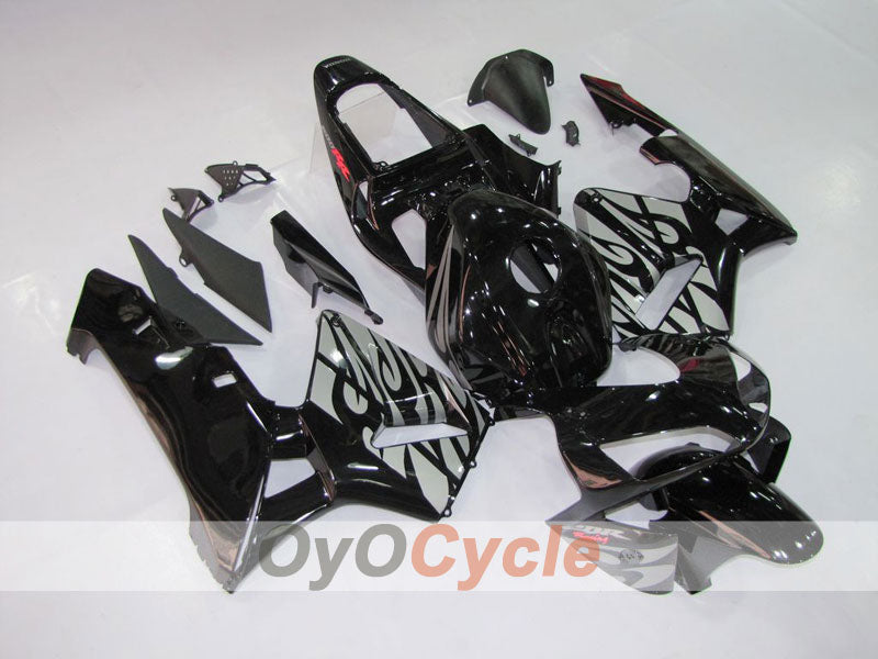 Injection Fairing kit for 03-04 CBR600RR - Black, Silver - Flame #OYO87902510 Secondary image