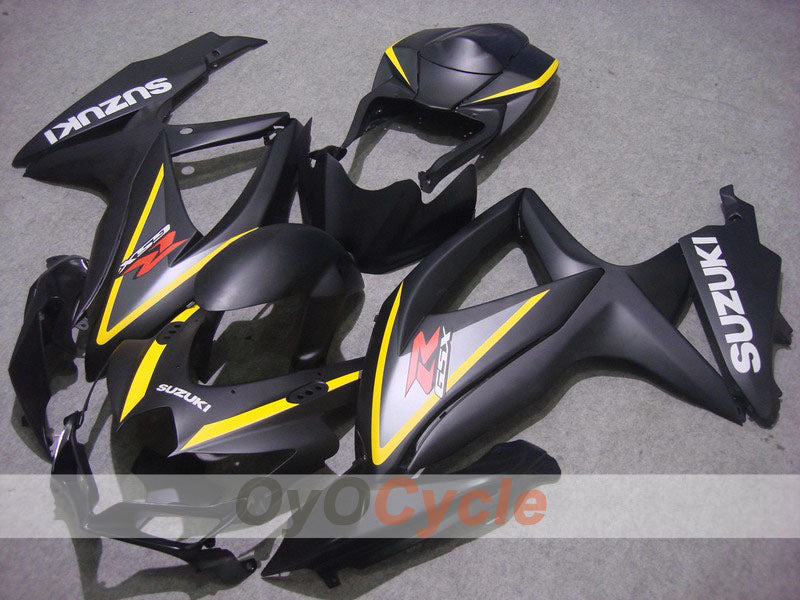 Injection Fairing kit for 08-10 GSX R750 - Black, Grey - Factory Style #OYO87901426 Main image