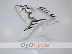 Injection Fairing kit for 06-07 GSX R750 - White, Black - Flame #OYO87901288
