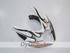 Injection Fairing kit for 06-07 GSX R750 - White, Black - Flame #OYO87901288