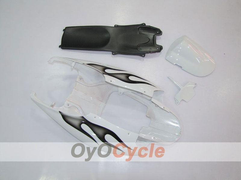 Injection Fairing kit for 06-07 GSX R600 - White, Black - Flame #OYO87901495