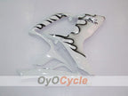 Injection Fairing kit for 06-07 GSX R750 - White, Black - Flame #OYO87901288