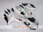Injection Fairing kit for 06-07 GSX R750 - White, Silver - Factory Style #OYO87901319