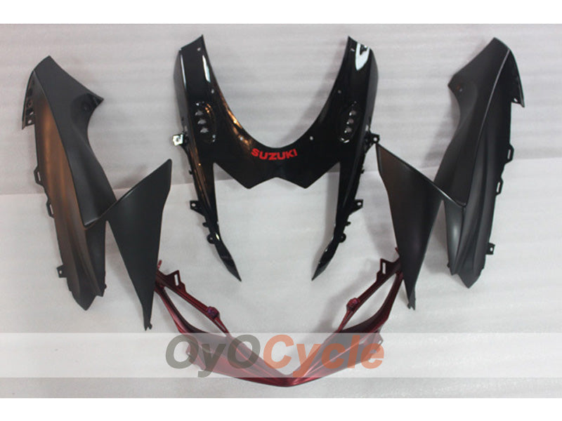 Injection Fairing kit for 11-26 GSX R750 - Red, Black - Factory Style #OYO87903192
