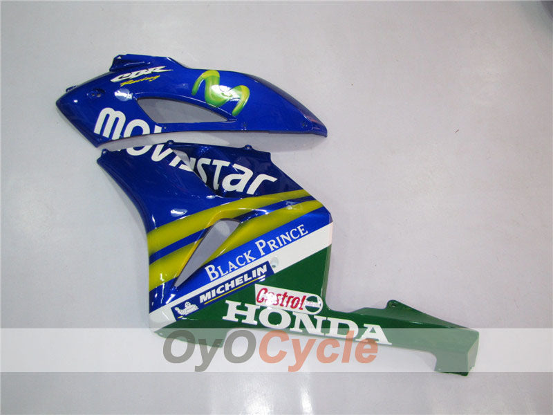 Injection Fairing kit for 04-05 CBR1000RR - Yellow, Blue - Movistar #OYO87900510