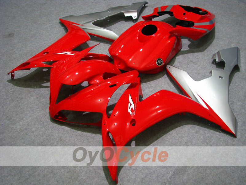 Injection Fairing kit for 04-06 YZF-R1 - Red, Silver - Factory Style #OYO87900846 Main image