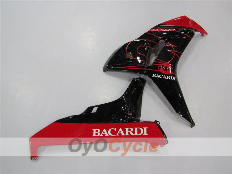 Injection Fairing kit for 06-07 CBR1000RR - Red, Black - BACARDI #OYO87900550