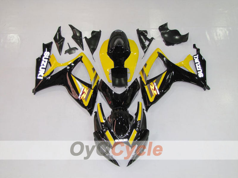 Injection Fairing kit for 06-07 GSX R750 - Yellow, Black - Factory Style #OYO87901317 Secondary image