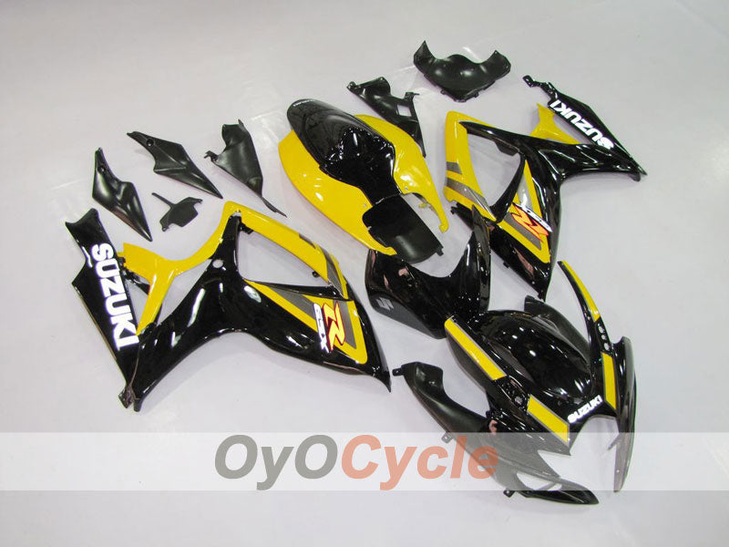 Injection Fairing kit for 06-07 GSX R600 - Yellow, Black, Matte - Factory Style #OYO87901539 Secondary image