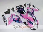 Injection Fairing kit for 06-07 GSX R600 - Black, Pink - Corona, MOTUL #OYO87901433