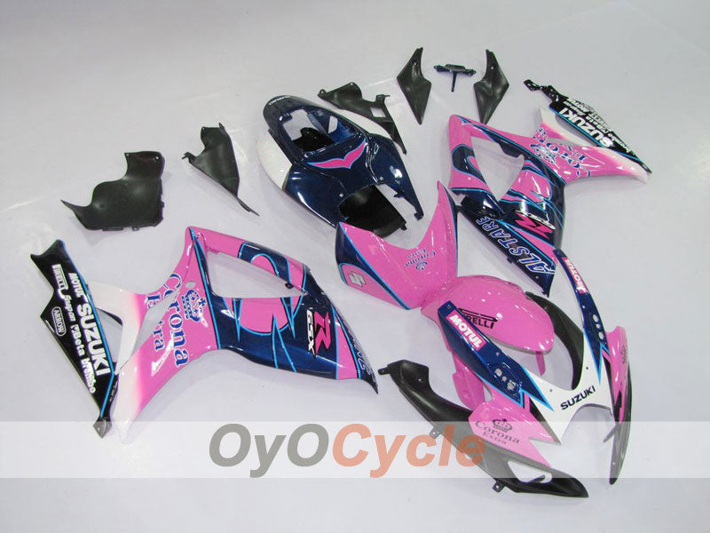 Injection Fairing kit for 06-07 GSX R750 - Blue, Pink - Corona #OYO87901263 Main image