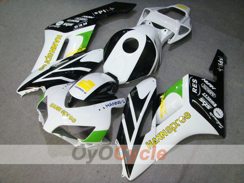 Injection Fairing kit for 04-05 CBR1000RR - White, Black - HANN Spree #OYO87900497 Main image