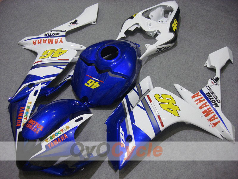 Injection Fairing kit for 07-08 YZF-R1 - Blue, White - FIAT, MICHELIN, MOTUL #OYO87900852 Main image