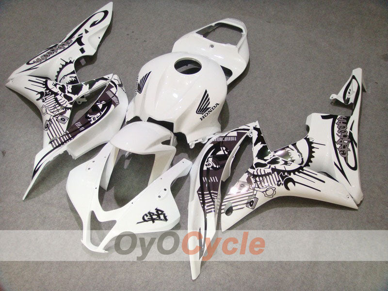 Injection Fairing kit for 07-08 CBR600RR - White, Black - Factory Style #OYO87900395