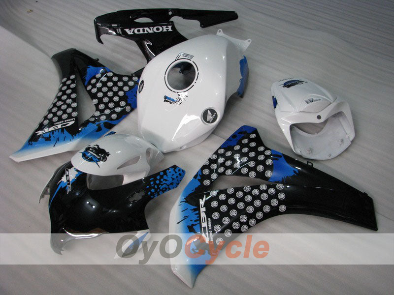Injection Fairing kit for 08-11 CBR1000RR - White, Black - Factory Style #OYO87900712