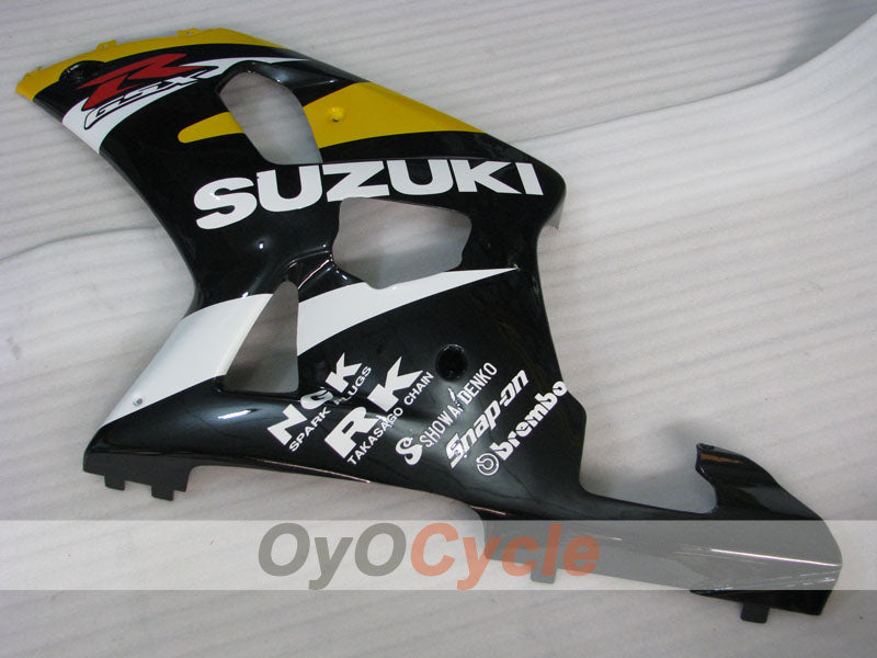 Injection Fairing kit for 00-02 GSX R1000 - Yellow, Black - Factory Style #OYO87901790