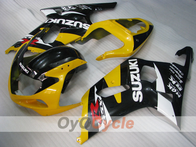 Injection Fairing kit for 00-02 GSX R1000 - Yellow, Black - Factory Style #OYO87901790