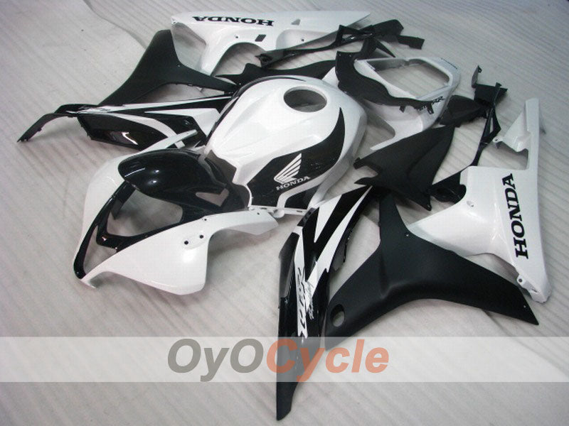 Injection Fairing kit for 07-08 CBR600RR - White, Black, Matte - Factory Style #OYO87900410