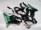 Injection Fairing kit for 01-03 CBR600F4i - Green, Black - Flame #OYO87900155