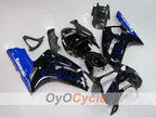 Injection Fairing kit for 03-04 NINJA ZX-6R - Blue, Black - Flame #OYO87901793