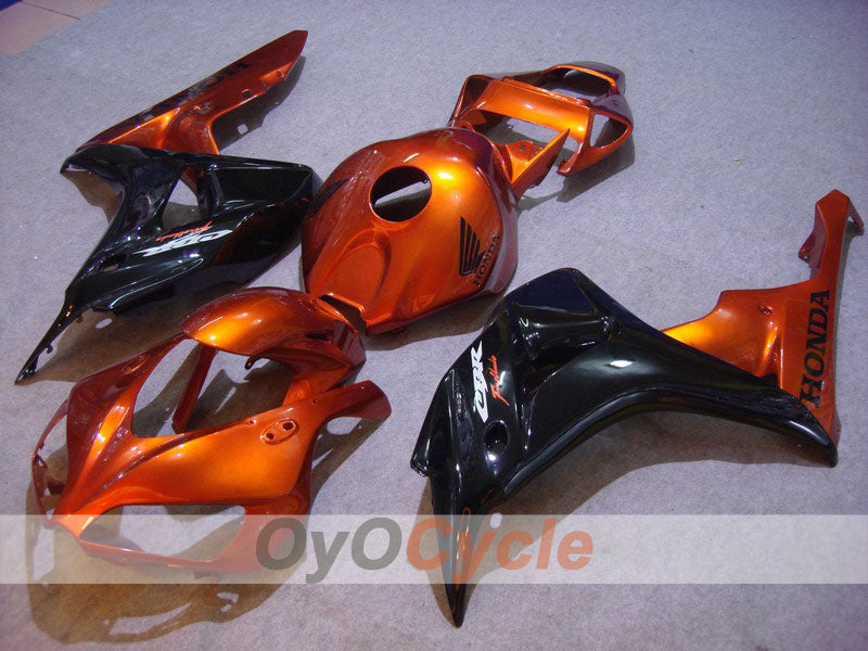 Injection Fairing kit for 06-07 CBR1000RR - Orange, Black - Fireblade #OYO87900563 Main image