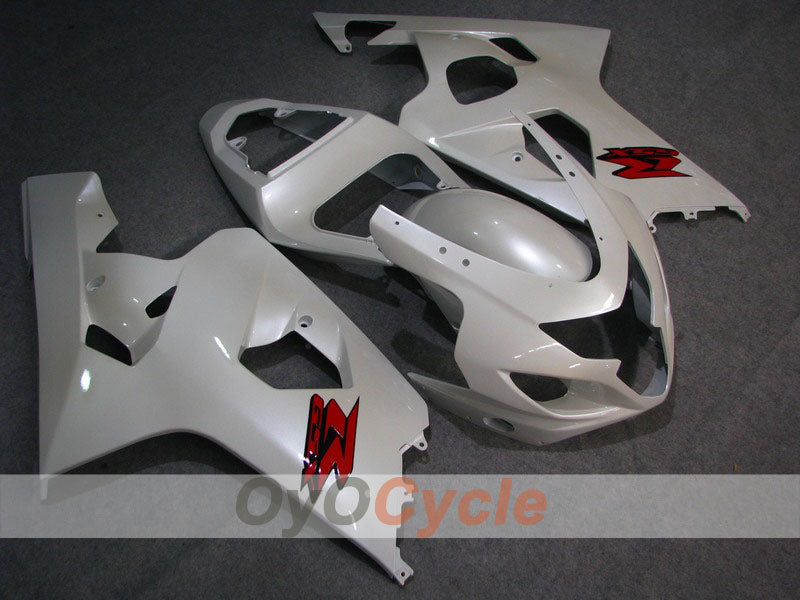 Injection Fairing kit for 04-05 GSXR600 - Pearl White - Factory Style #OYO87901399 Main image