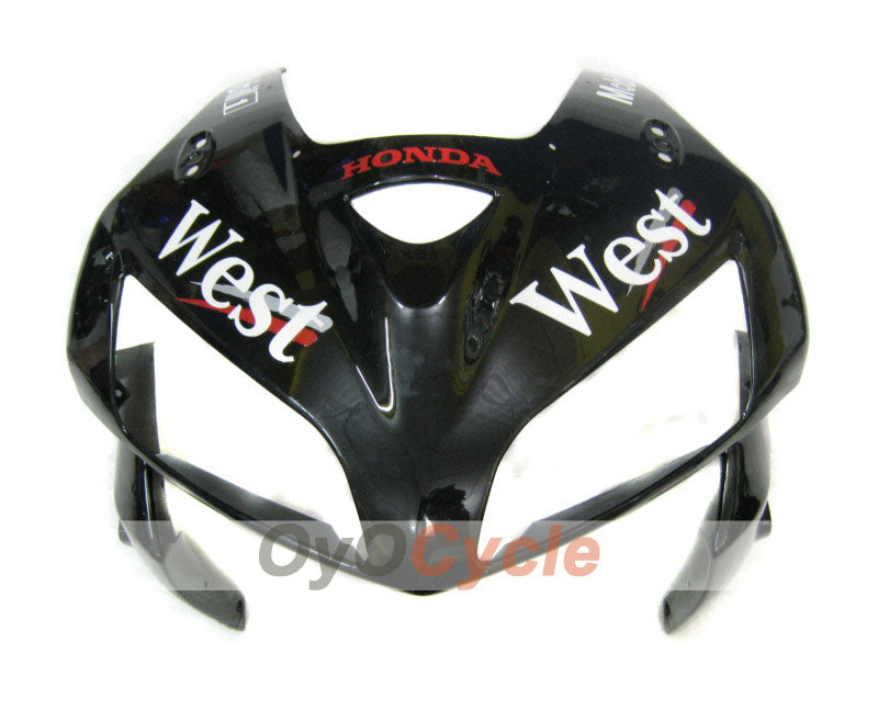 Injection Fairing kit for 05-06 CBR600RR - White, Black - West #OYO87900352
