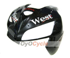 Injection Fairing kit for 05-06 CBR600RR - White, Black - West #OYO87900352