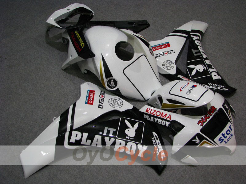 Injection Fairing kit for 08-11 CBR1000RR - White, Black - PlayBoy #OYO87900718 Main image