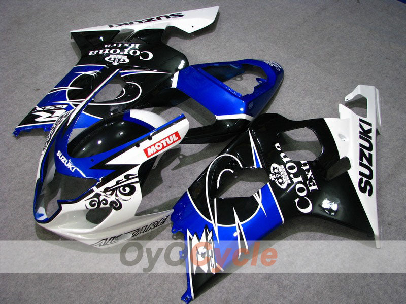 Injection Fairing kit for 04-05 GSXR600 - Blue, Black - Corona, MOTUL #OYO87901163