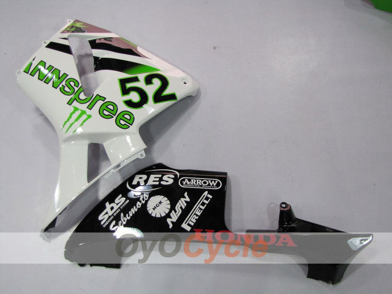 Injection Fairing kit for 05-06 CBR600RR - Green, White, Black - HANN Spree #OYO87900250