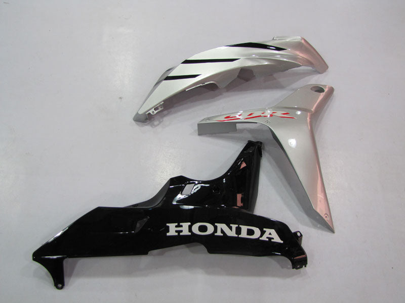 Injection Fairing kit for 07-08 CBR600RR - Black, Silver - Factory Style #OYO87900383