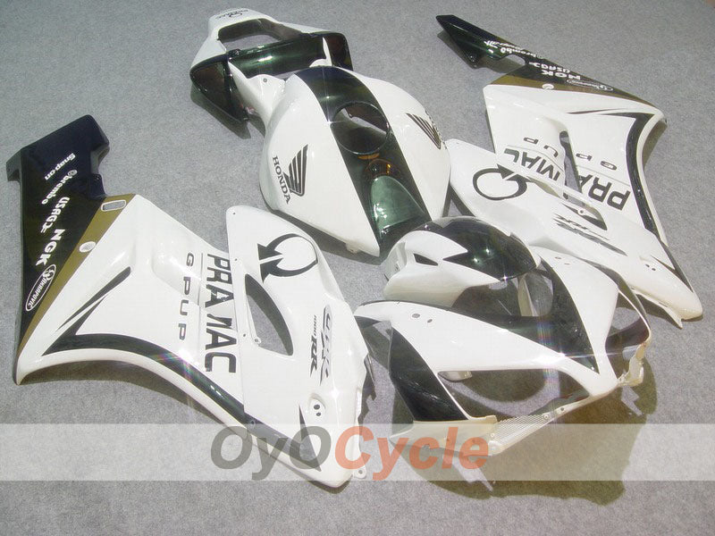 Injection Fairing kit for 04-05 CBR1000RR - White, Black - PRAMAC #OYO87900525