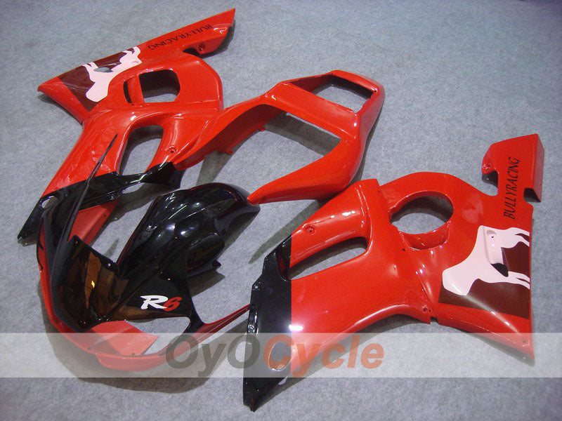 Injection Fairing kit for 98-02 YZF-R6 - Red, Black - Factory Style #OYO87901007